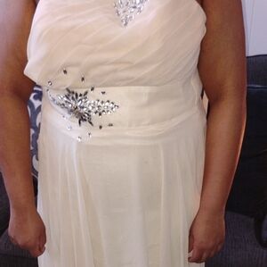 Cream Color Prom Dress